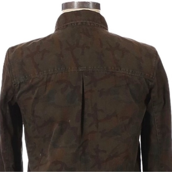 Madewell Camo Tomboy 100% Cotton Button Down Work Shirt Size XS. Q - Picture 5 of 11